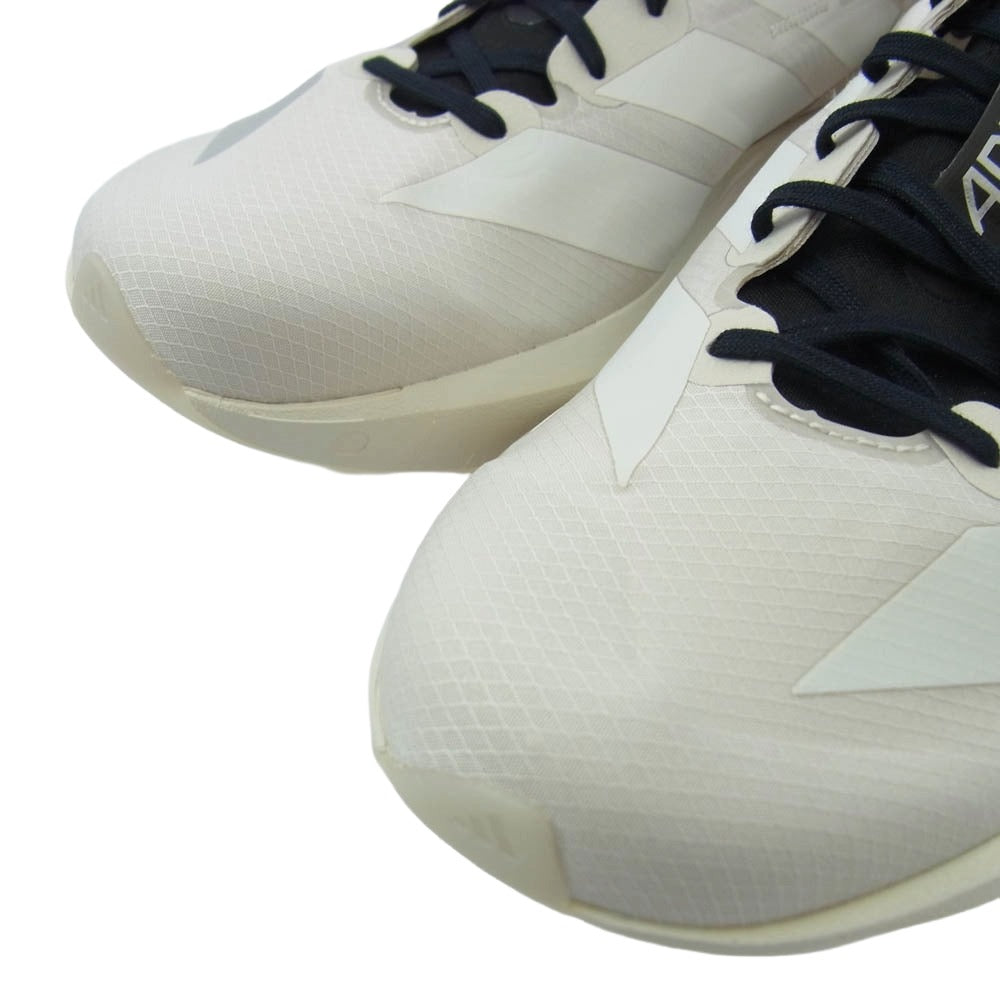 Y-3 Yohji Yamamoto ワイスリー ヨウジヤマモト JS3152 ADIOS 9 アディオス9 ローカット スニーカー ランニングシューズ オフホワイト系 27.5cm【美品】【中古】