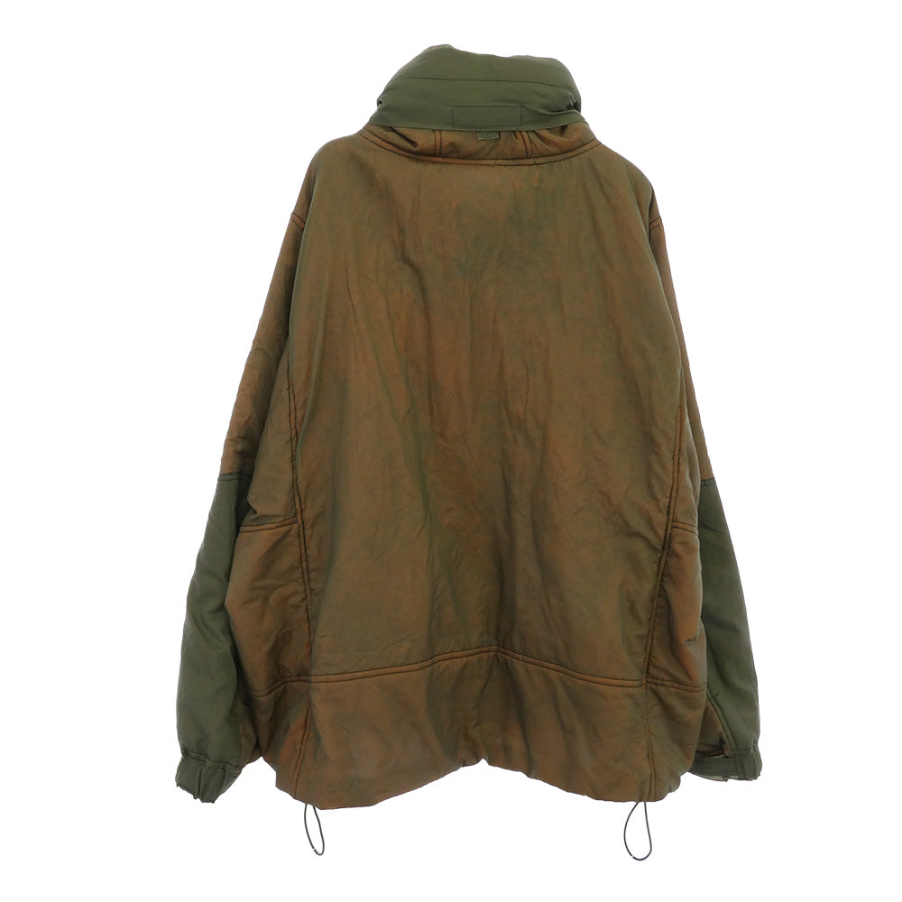 beautiful people ビューティフルピープル 25AW 1545102007 nylonrip dyedpadding monsterparka blouson 中綿 モンスターパーカー リバーシブル ブルゾン カーキ系 36【美品】【中古】