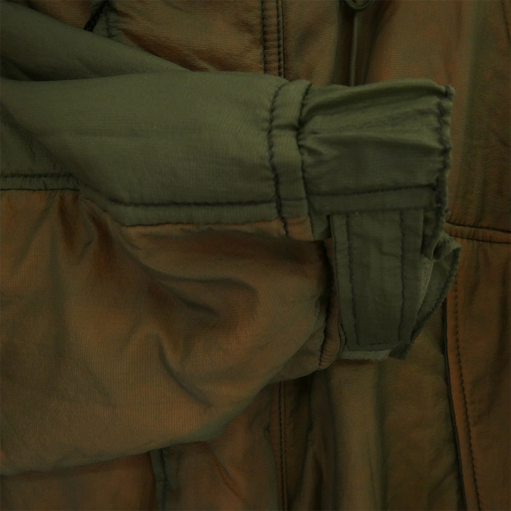 beautiful people ビューティフルピープル 25AW 1545102007 nylonrip dyedpadding monsterparka blouson 中綿 モンスターパーカー リバーシブル ブルゾン カーキ系 36【美品】【中古】