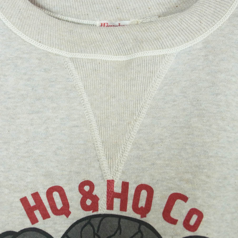 WAREHOUSE ウエアハウス WHSW-24AW013 Lot 401 HQ & HQ CO 42 スウェットシャツ スウェット OATMEAL 42【新古品】【未使用】【中古】