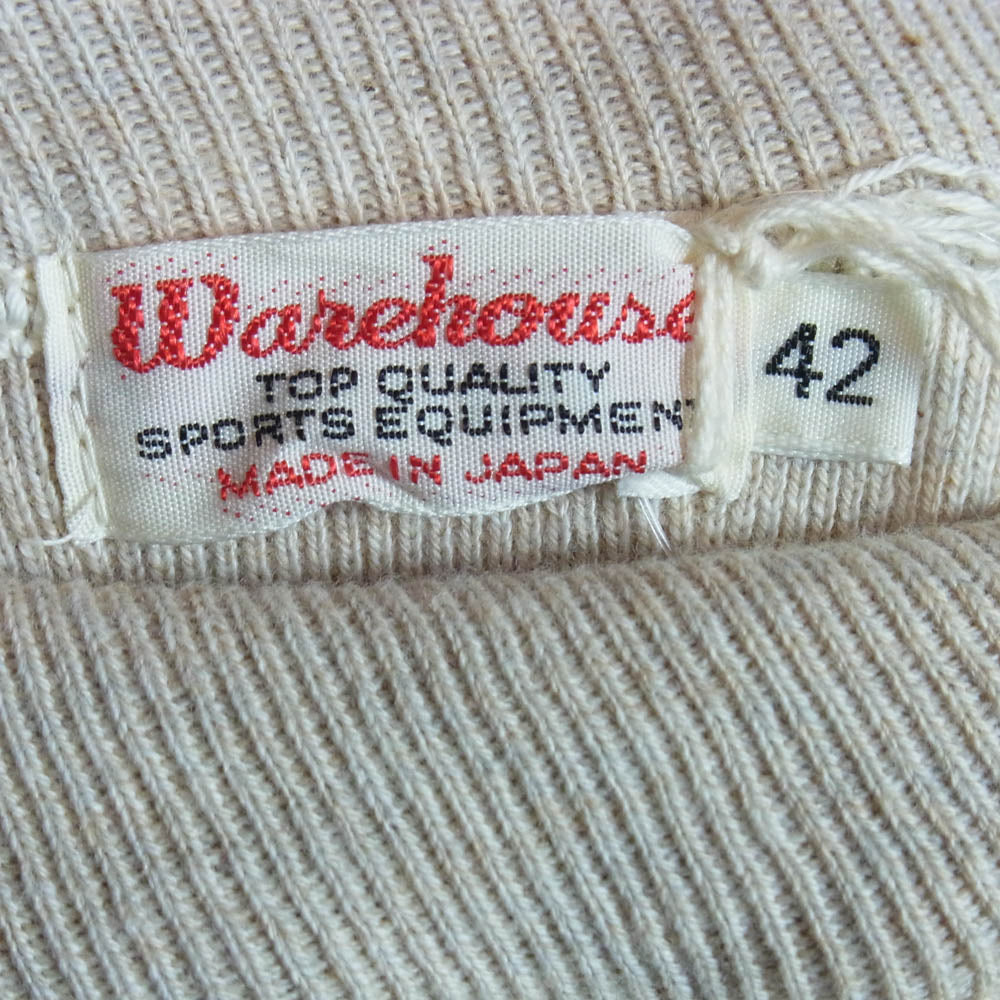 WAREHOUSE ウエアハウス WHSW-24AW013 Lot 401 HQ & HQ CO 42 スウェットシャツ スウェット OATMEAL 42【新古品】【未使用】【中古】