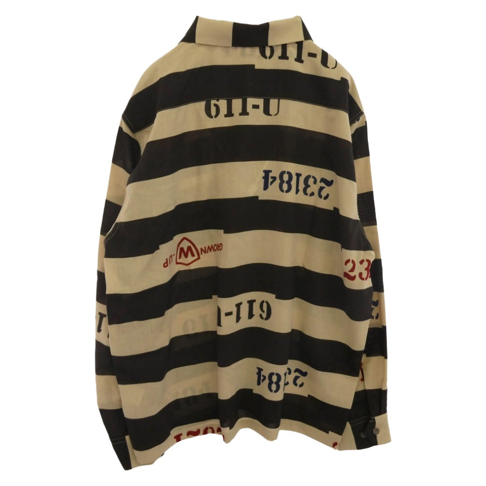 WEIRDO ウィアード WRD5106 SLAVES L/S SHIRTS 長袖シャツ ダークグレー系 XL【新古品】【未使用】【中古】
