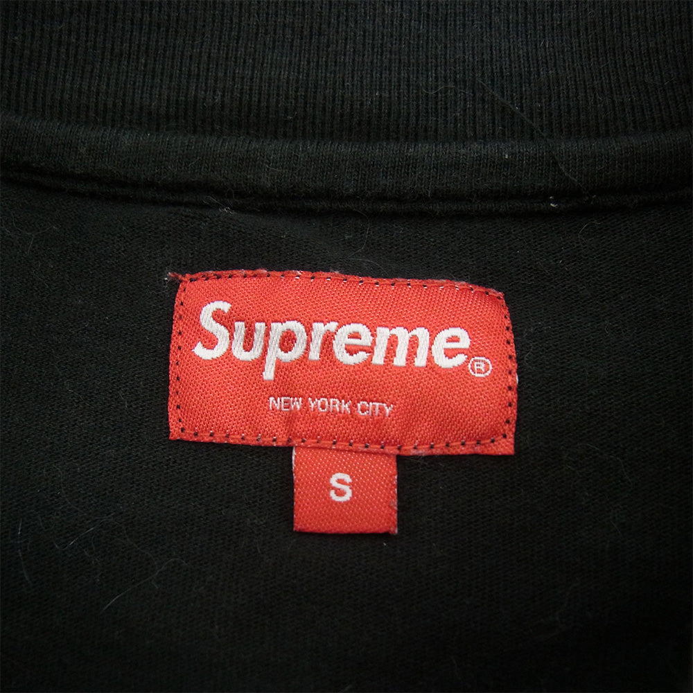 Supreme シュプリーム 22aw Mock Neck L/S Top モックネック ロングスリーブ カットソー ブラック系 S【中古】