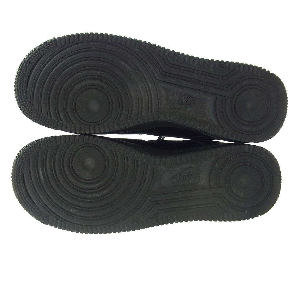 Supreme シュプリーム CU9225-001 × Nike Air Force 1 Low ナイキ エアフォース1 ロー スニーカー ブラック系 26.5cm【中古】