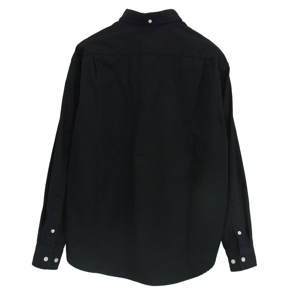 Supreme シュプリーム 22ss Small Box Shirt スモール ボックス ロゴ 長袖 シャツ ブラック系 S【中古】