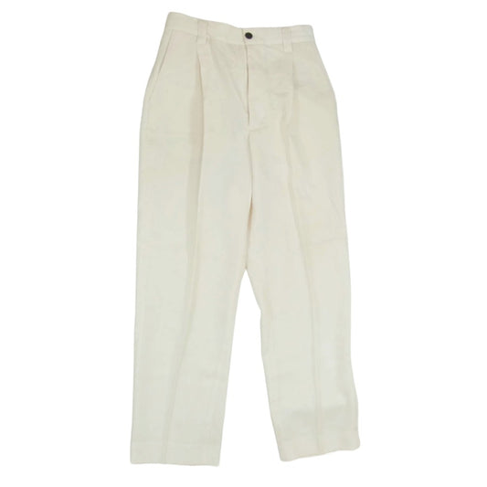 MAISON SPECIAL メゾンスペシャル 11212461308 スタプレツイルストレートパンツ スラックスパンツ オフホワイト系 01【中古】