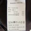 MAISON SPECIAL メゾンスペシャル 11242361204 Flower Embroidery Prime-Over Short Sleeve Knit Shirt フラワーエンブロイダリー プライムオーバー ショートスリーブ 半袖 シャツ ブラウン系 1【美品】【中古】