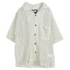 MAISON SPECIAL メゾンスペシャル 11241311303 Crochet Like Mesh Prime-Over Short Sleeve Shirt クロシェライク メッシュ プライムオーバー ショートスリーブ 半袖 シャツ オフホワイト系 1【美品】【中古】