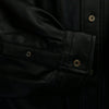 MAISON SPECIAL メゾンスペシャル 11232311218 Recycle Leather Prime-Over Shirt Coat リサイクルレザー フェイクレザー プライムオーバー シャツ コート ブラック系 1【美品】【中古】