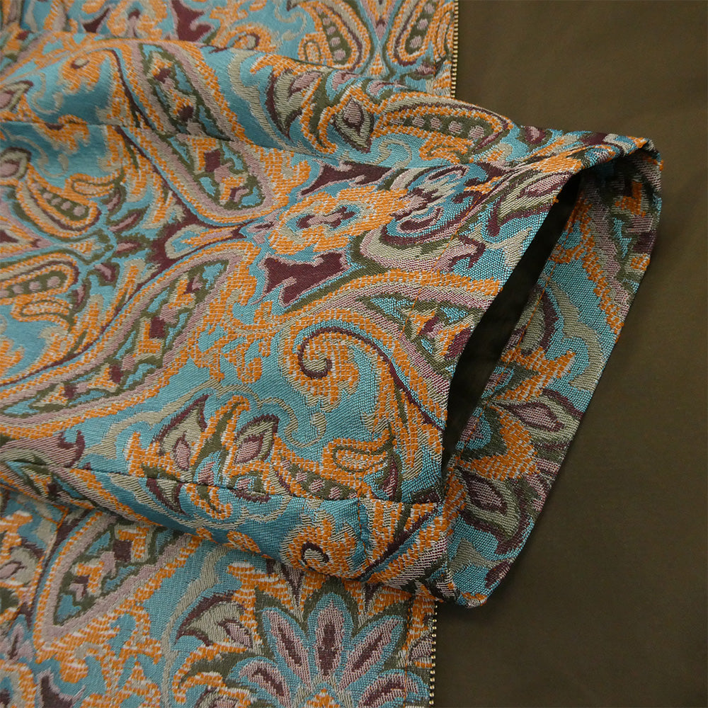 MAISON SPECIAL メゾンスペシャル 11231211202 Damask Jacquard Prime Over Zip Blouson ダマスク ジャガードプ ライムオーバー ZIP ブルゾン ブラウン系 01【美品】【中古】