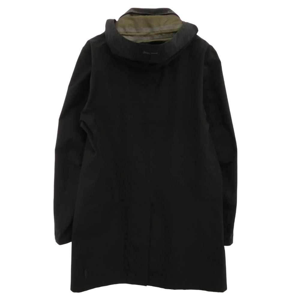 Herno ヘルノ Laminar GORE-TEX ゴアテックス ナイロン フーデッドコート ブラック系 46【中古】