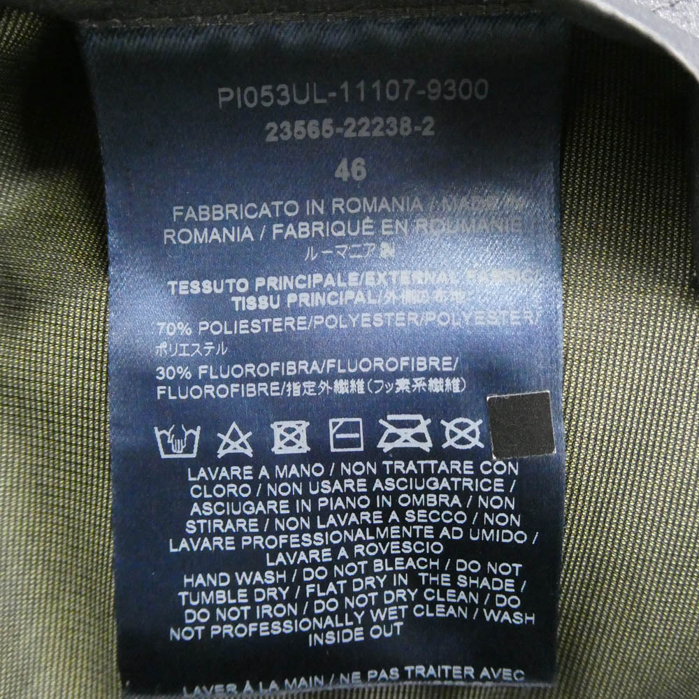 Herno ヘルノ Laminar GORE-TEX ゴアテックス ナイロン フーデッドコート ブラック系 46【中古】