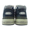 NEW BALANCE ニューバランス M991NV 英国製 スエード メッシュ スニーカー ネイビー系 USA 8.5【中古】