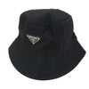 PRADA プラダ U JN566 S191 Re-Nylon 三角プレート トライアングルロゴ ナイロン バケットハット ブラック系【中古】