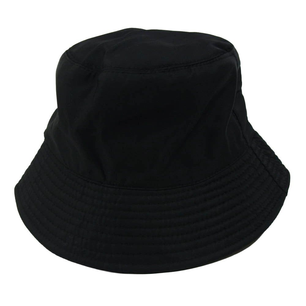 PRADA プラダ U JN566 S191 Re-Nylon 三角プレート トライアングルロゴ ナイロン バケットハット ブラック系【中古】