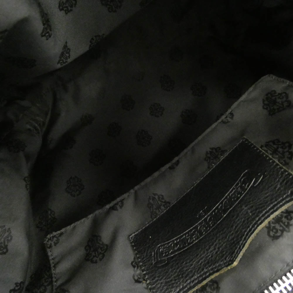 CHROME HEARTS クロムハーツ（原本無） FS TOTE レザー クロスパッチ フローラルクロスリベット スクロールラベル ハラコ ホルスタイン FSトート トートバッグ ピンク系 表記なし【中古】