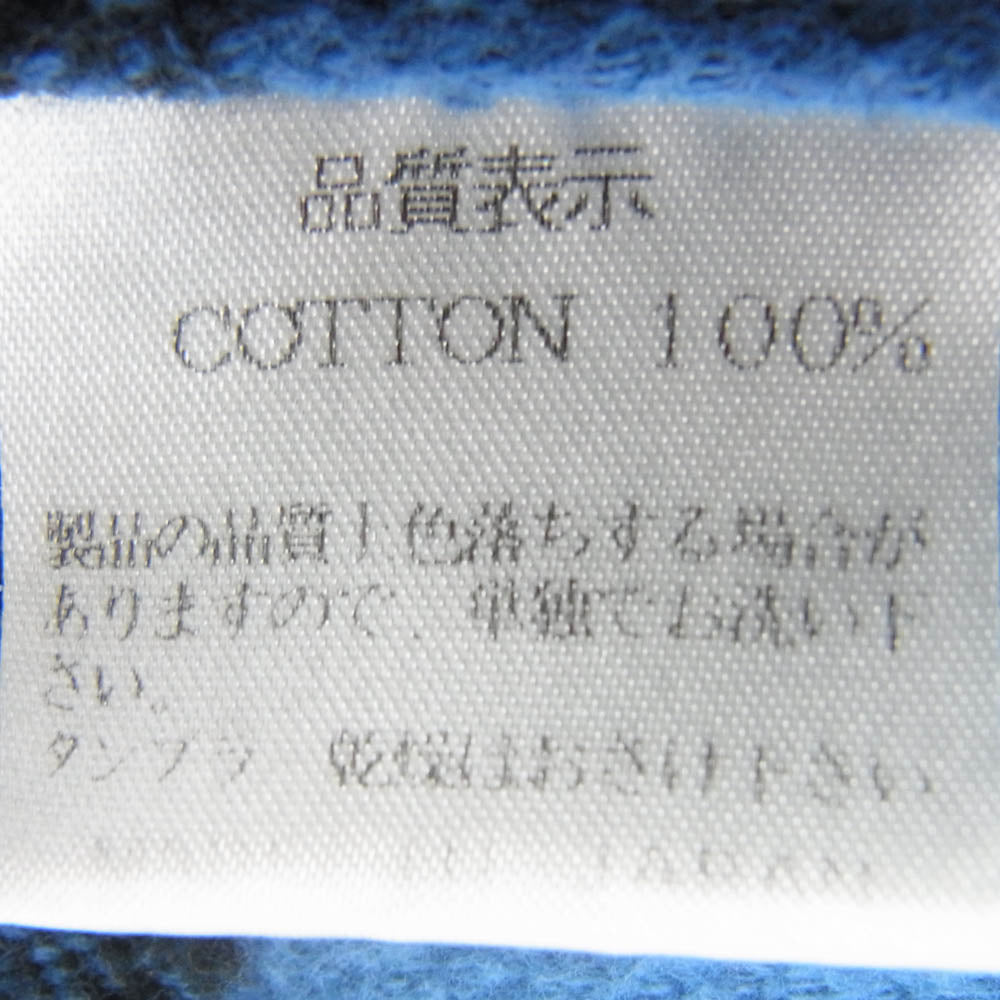 THE FLAT HEAD ザフラットヘッド ブロックチェック ネルシャツ 長袖シャツ ブラック系 ブルー系 42【中古】
