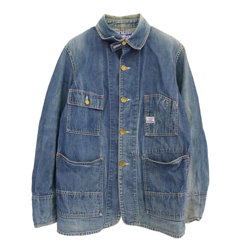 The REAL McCOY'S ザリアルマッコイズ JOE McCOY ジョーマッコイ 8 Hour Union デニム カバーオール インディゴブルー系 38【中古】