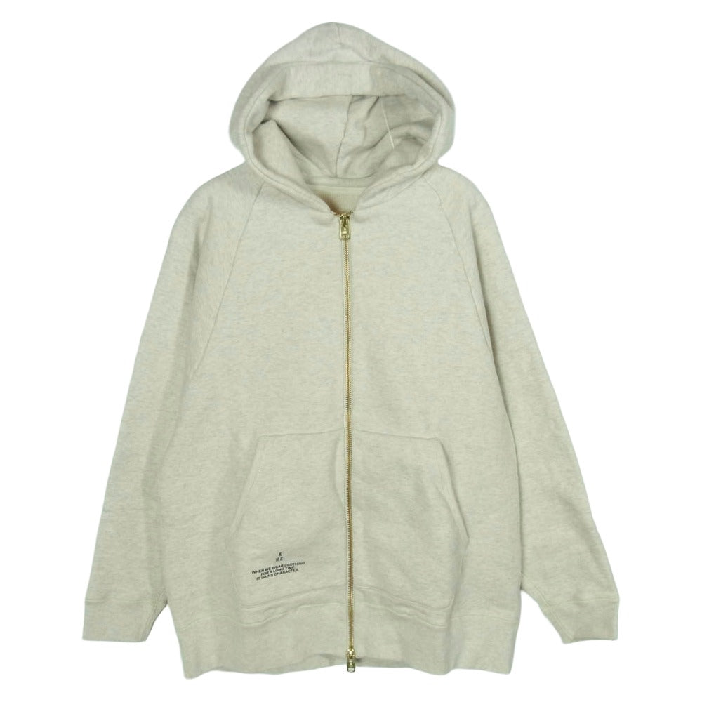 カレンソロジー フルジップ スウェット パーカー オフホワイト系 F【中古】
