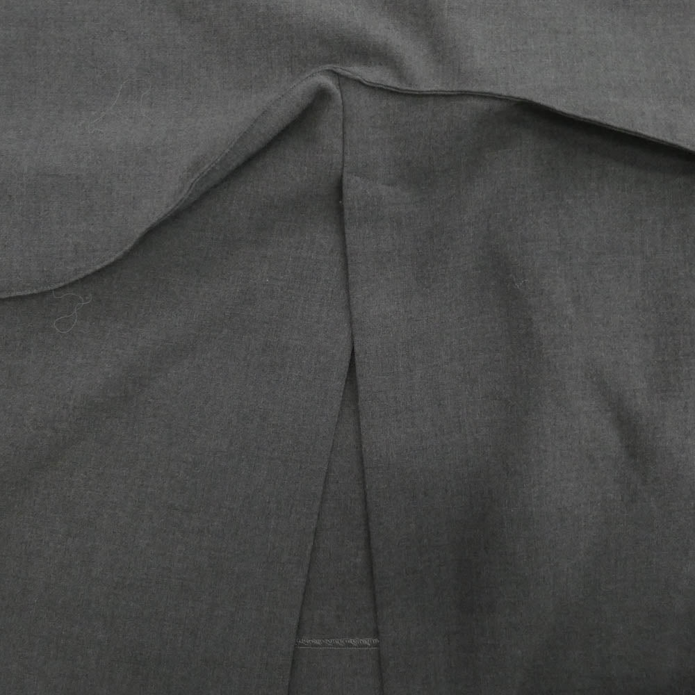 ENFOLD エンフォルド 24SS 300hs233-0970 CURVE DRAPE DRESS ノースリーブ カーブドレープ ワンピース グレー系 36【中古】