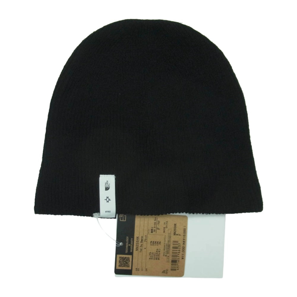HYKE ハイク NN255HK THE NORTH FACE ノースフェイス TNFH Trail Dry Beanie トレイル ドライ ビーニー ニット キャップ 帽子 ブラック系 F【美品】【中古】