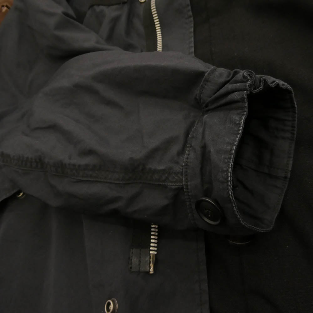 VISVIM ビズビム 25AW 0125205013020 SIX-FIVE FISHTAIL PARKA フィッシュテイル パーカ モッズコート ブラック系 1【極上美品】【中古】