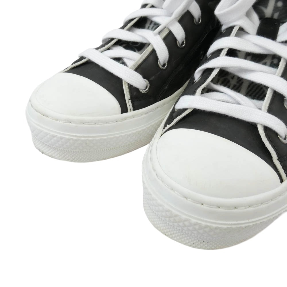 Dior ディオール B23 オブリーク ロゴ ハイカット スニーカー ブラック系 41【中古】