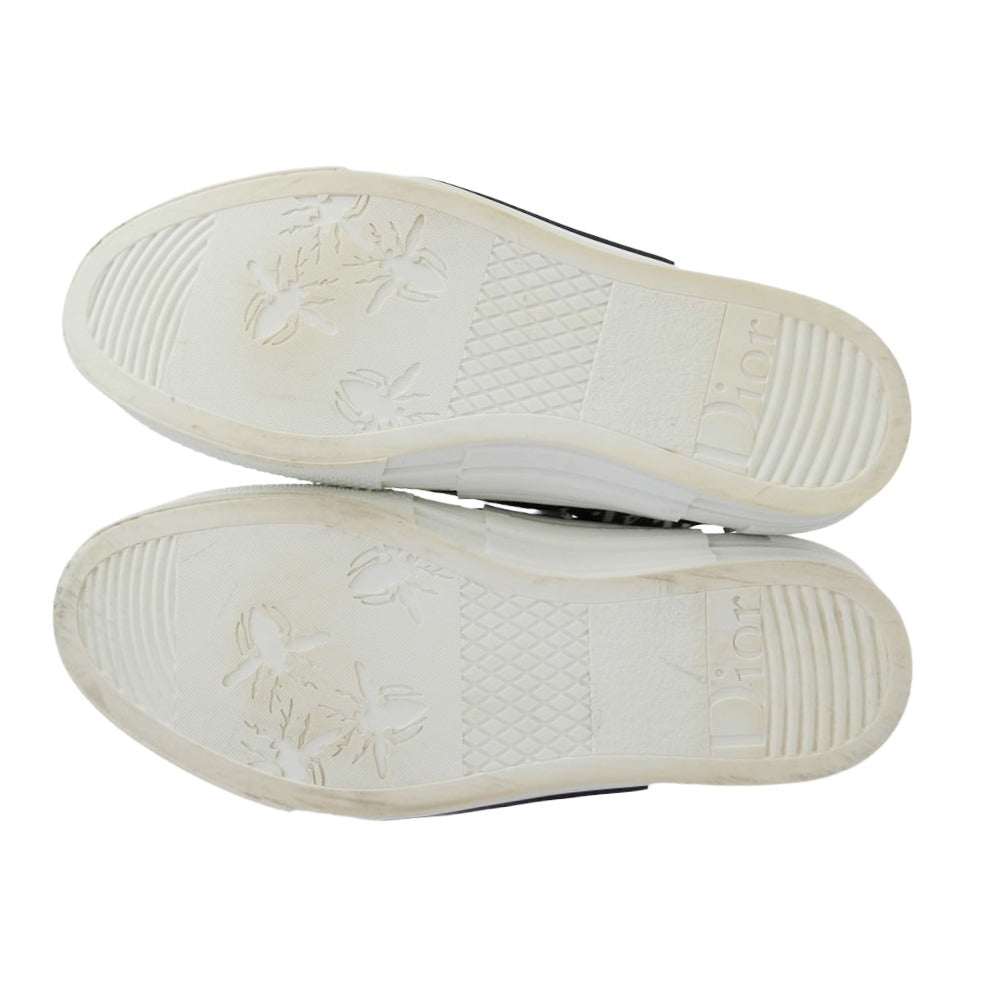 Dior ディオール B23 オブリーク ロゴ ハイカット スニーカー ブラック系 41【中古】