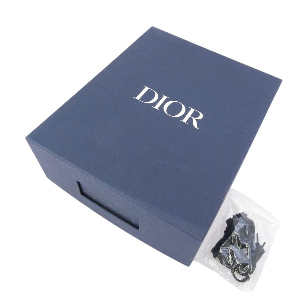 Dior ディオール B23 オブリーク ロゴ ハイカット スニーカー ブラック系 41【中古】