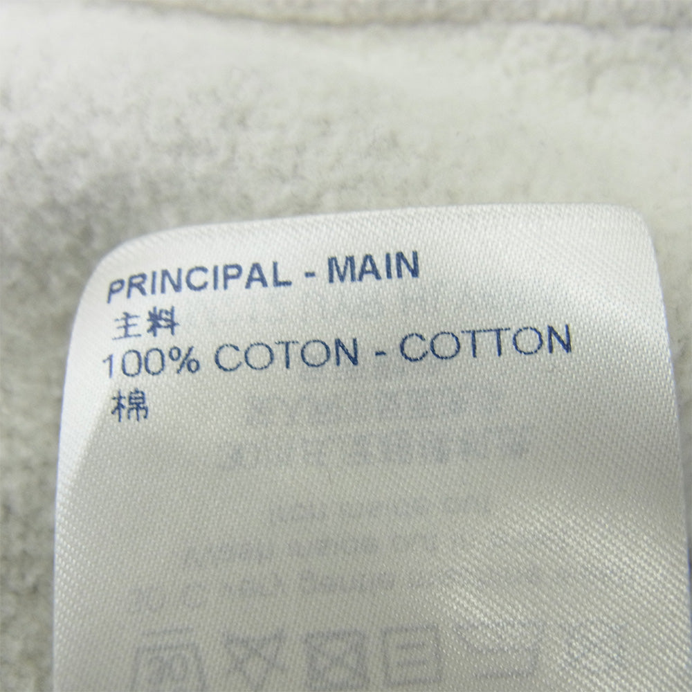 LOUIS VUITTON ルイ・ヴィトン 21AW RM212 UYR HLY68W NEON WORKING MAN HOODIE ネオン ワーキング マン フーディ ロゴ グラフィック プルオーバー パーカー グレー系 XL【中古】