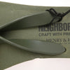 NEIGHBORHOOD ネイバーフッド 22SS 221EIHRN-FW01 HENRY&HENRY RB-SANDAL ヘンリーアンドヘンリー ラバー サンダル ビーチ サンダル グリーン系 41/42【新古品】【未使用】【中古】