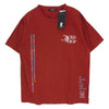 UNDERCOVER アンダーカバー 19AW UCW9806 RECORDS ACID SOUP TEE レコーズ アシッド スープ プリント クルーネック 半袖 Tシャツ レッド系 XL【極上美品】【中古】