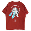 UNDERCOVER アンダーカバー 19AW UCW9806 RECORDS ACID SOUP TEE レコーズ アシッド スープ プリント クルーネック 半袖 Tシャツ レッド系 XL【極上美品】【中古】
