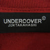 UNDERCOVER アンダーカバー 19AW UCW9806 RECORDS ACID SOUP TEE レコーズ アシッド スープ プリント クルーネック 半袖 Tシャツ レッド系 XL【極上美品】【中古】