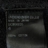 UNDERCOVER アンダーカバー 19AW UCW9805 RECORDS ACID SOUP SWEATSHIRT レコーズ アシッド スープ プリント クルーネック 半袖 スウェット シャツ ブラック系 4【中古】
