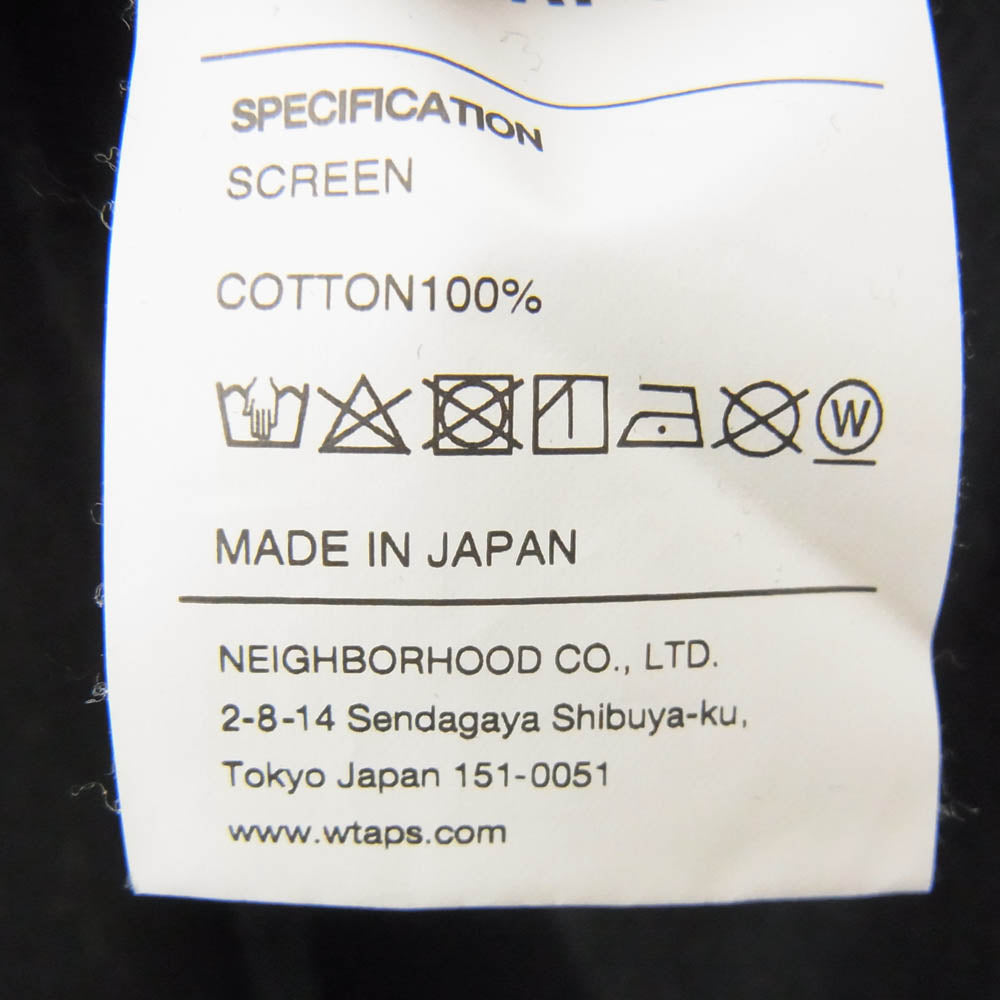WTAPS ダブルタップス 21SS 212ATDT-CP02S OG CREW NECK クルーネック ロゴ スウェット トレーナー ブラック系 X05【中古】