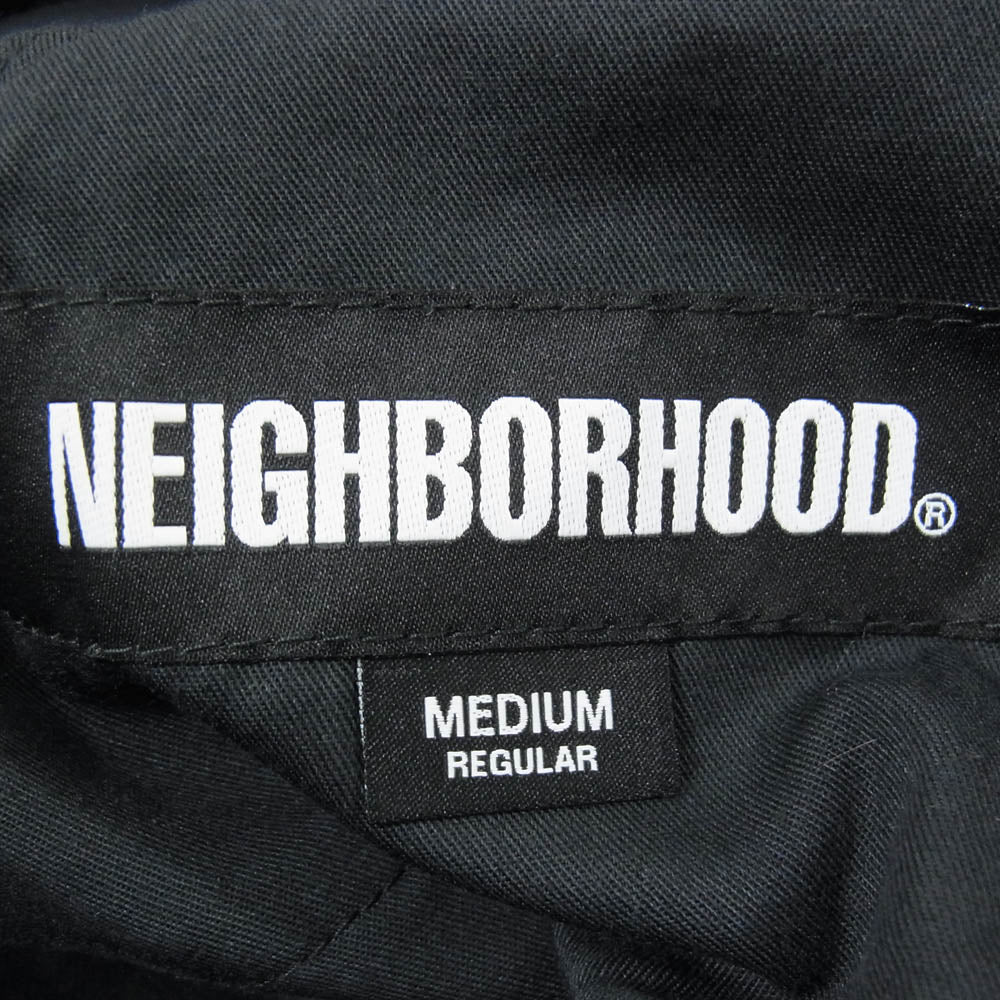 NEIGHBORHOOD ネイバーフッド 22AW 222AQNH-PTM02 TUCK PT WE タック パンツ チェック スラックス ブラック系 M【中古】