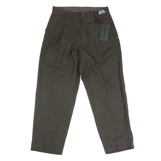 NEIGHBORHOOD ネイバーフッド 22AW 222AQNH-PTM02 TUCK PT WE タック パンツ スラックス ブラウン系 S【中古】