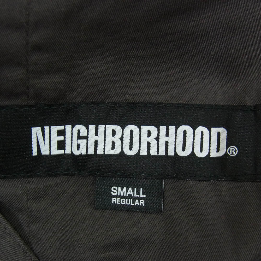 NEIGHBORHOOD ネイバーフッド 22AW 222AQNH-PTM02 TUCK PT WE タック パンツ スラックス ブラウン系 S【中古】