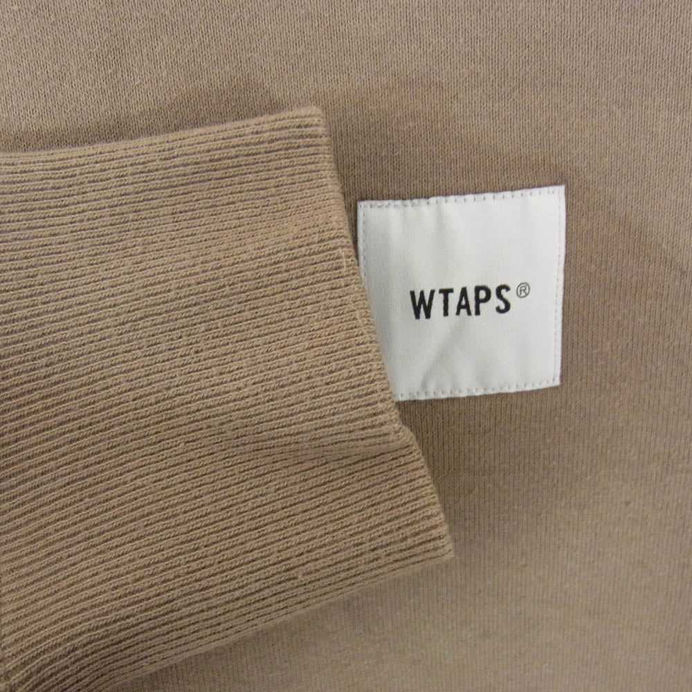 WTAPS ダブルタップス 20AW 202ATDT-CSM09 HOME BASE CREW NECK ホーム ベース クルーネック スウェット トレーナー ブラウン系 X02【中古】