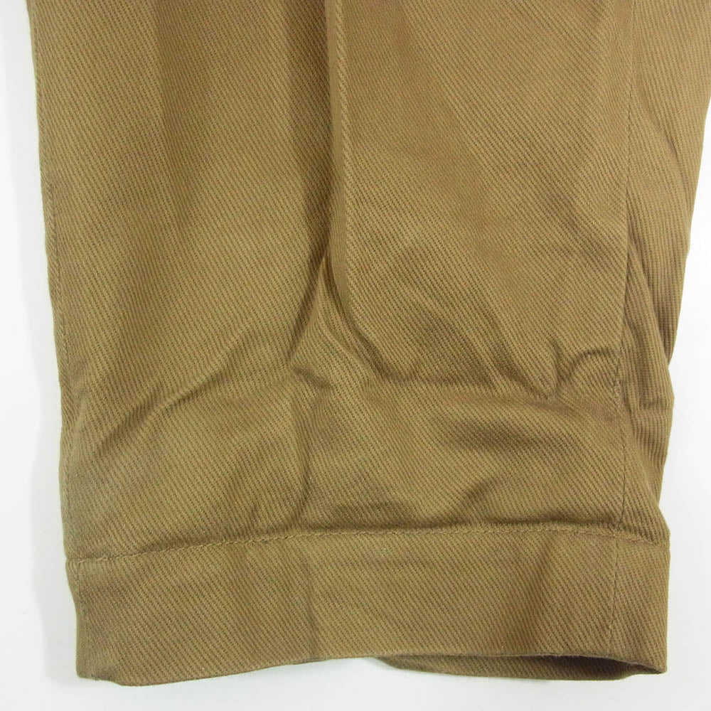 WTAPS ダブルタップス 22SS 221BRDT-PTM04 UNION TROUSERS COTTON.TWILL ユニオン トラウザーズ コットン ツイル パンツ ブラウン系 X01【中古】