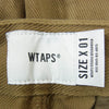 WTAPS ダブルタップス 22SS 221BRDT-PTM04 UNION TROUSERS COTTON.TWILL ユニオン トラウザーズ コットン ツイル パンツ ブラウン系 X01【中古】