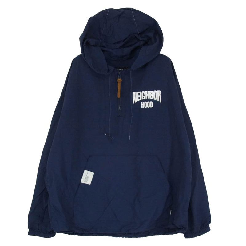 NEIGHBORHOOD ネイバーフッド 23SS 231TSNH-JKM03 ANORAK JACKET アノラック ジャケット ネイビー系 L【中古】