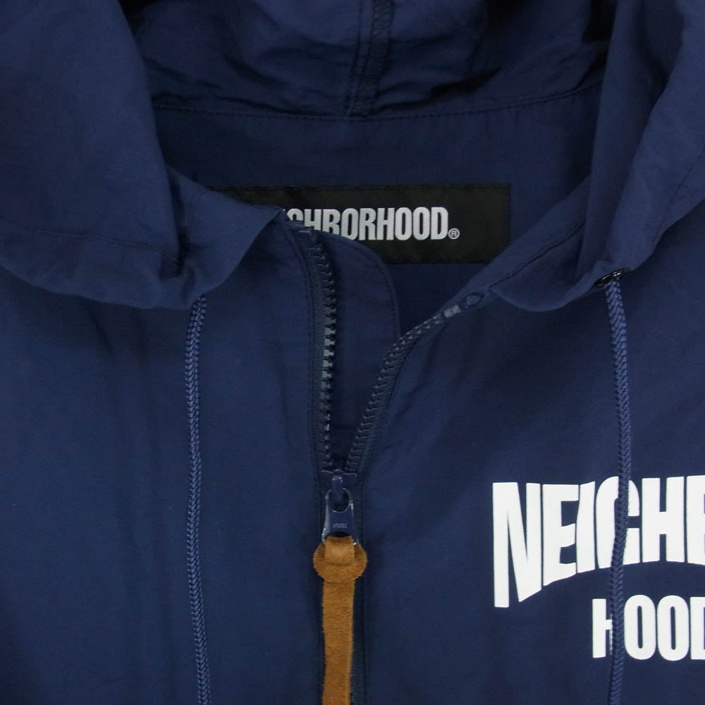 NEIGHBORHOOD ネイバーフッド 23SS 231TSNH-JKM03 ANORAK JACKET アノラック ジャケット ネイビー系 L【中古】