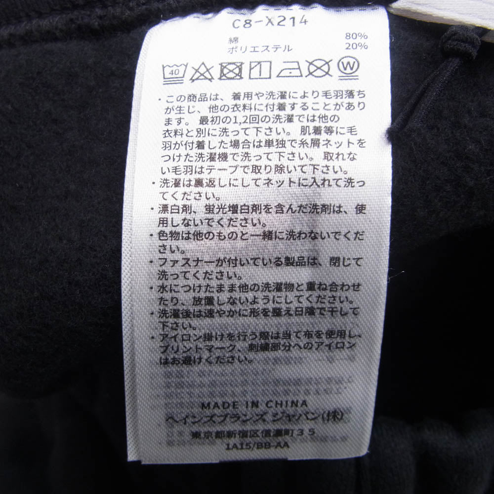 WTAPS ダブルタップス 22AW C8-X214 × Champion SWEAT PANT チャンピオン URBAN TERRITORY ロゴ刺繍 スウェットパンツ ブラック系 M【新古品】【未使用】【中古】