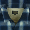 NEIGHBORHOOD ネイバーフッド 22AW 2221508N-SHM01 PENDLETON CHECK BOA SH LS.WO ペンドルトン チェック ボア オンブレチェック ロゴ刺繍 シャツ ジャケット ネイビー系 ホワイト系 XL【新古品】【未使用】【中古】