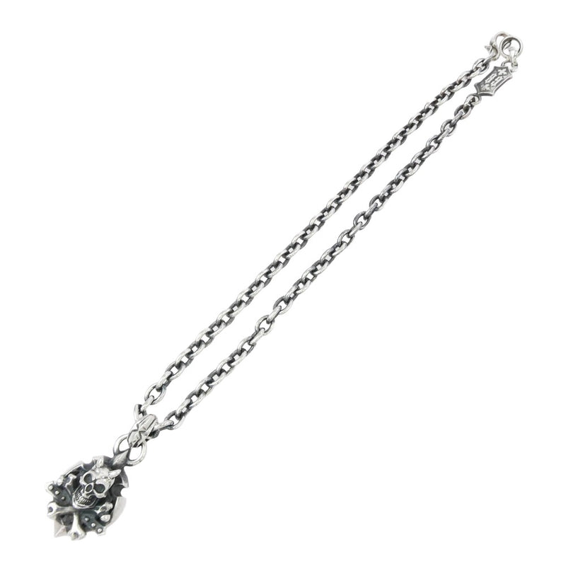 L.S.D エルエスディー ラウドスタイルデザイン Loud Style Design LSD クロスボーン スカル ペンダント ネックレス シルバー系【中古】