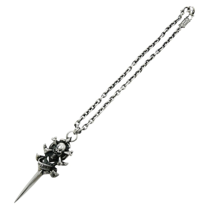 L.S.D エルエスディー ラウドスタイルデザイン Loud Style Design LSD スカルダガー ペンダント ネックレス シルバー系【中古】