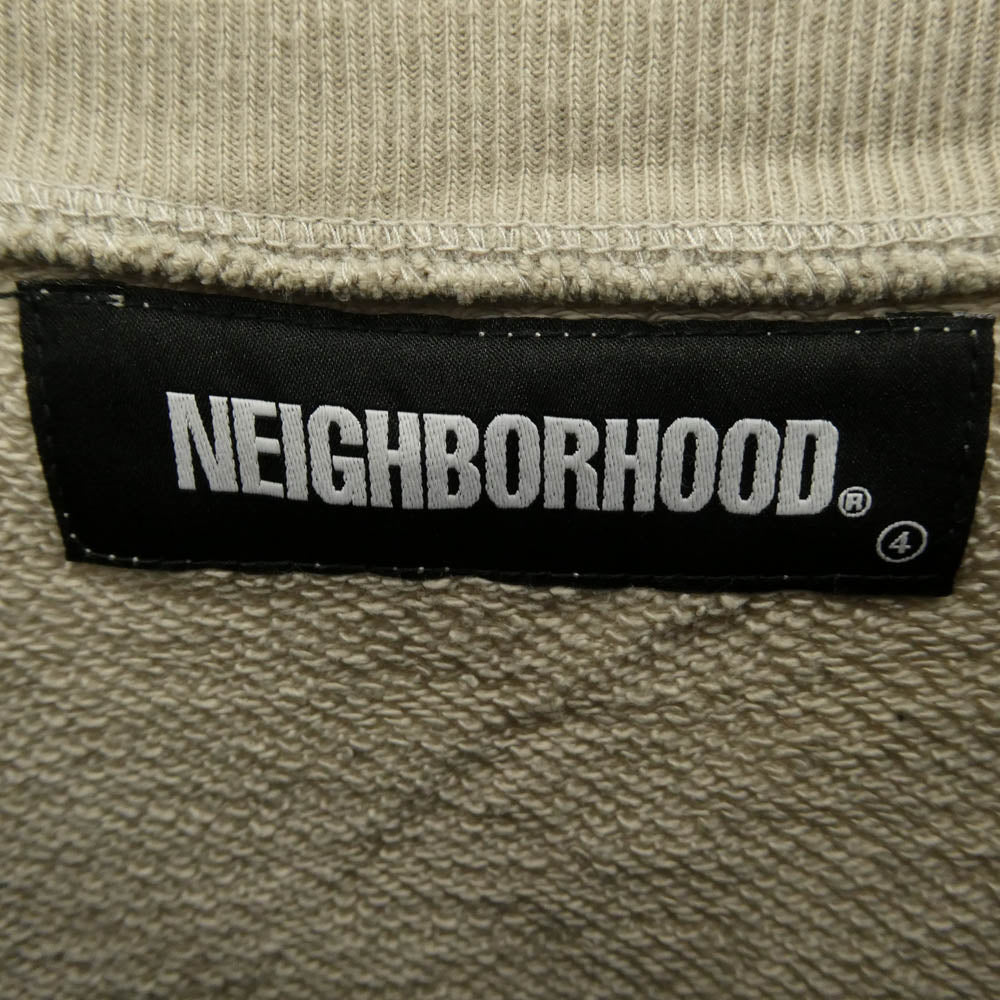 NEIGHBORHOOD ネイバーフッド 21SS 211UWNH-CSM04 YOKE C-REW LS ポケット付 パネル クルーネック スウェット ベージュ系 L【中古】