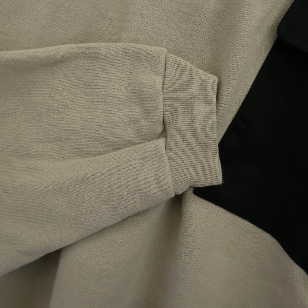 NEIGHBORHOOD ネイバーフッド 21SS 211UWNH-CSM04 YOKE C-REW LS ポケット付 パネル クルーネック スウェット ベージュ系 L【中古】